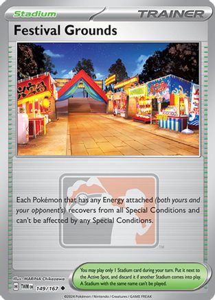 Festival Grounds 149/167 - Reverse Holofoil League & Championship Cards - Uncommon