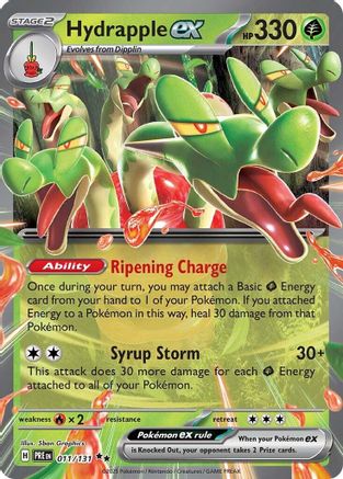 Hydrapple ex 011/131 - Holofoil SV Prismatic Evolutions - Double Rare