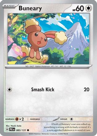 Buneary 083/131 SV Prismatic Evolutions - Common