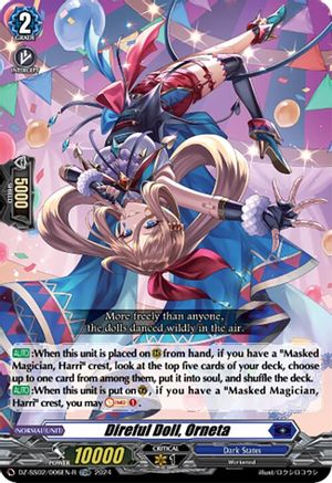 Direful Doll, Orneta (TDR) (DZ-SS02/006EN-R) - DZ-SS02: Stride Deckset -Harri-