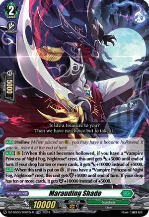Marauding Shade (TDR) (DZ-SS03/007EN-R) - DZ-SS03: Stride Deckset -Nightrose-