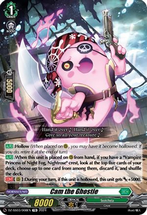 Cam the Ghostie (DZ-SS03/008EN) - DZ-SS03: Stride Deckset -Nightrose-