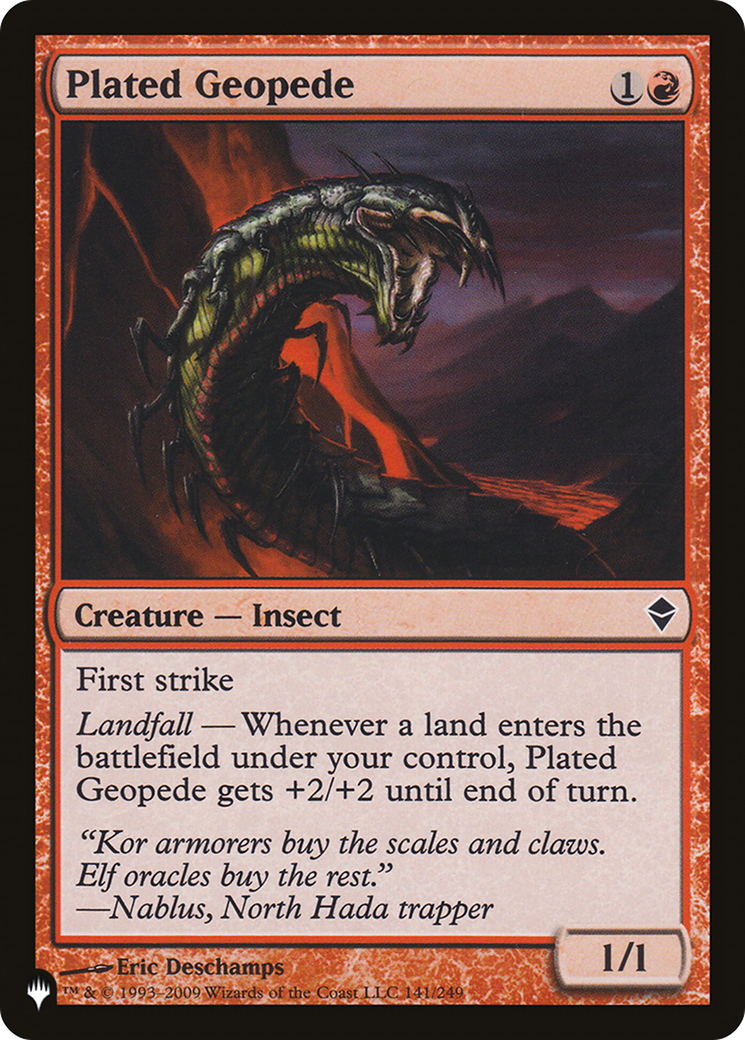 Plated Geopede (LIST-141/249) - The List