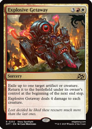 Explosive Getaway (PPDFT-202) - Promo Pack: Aetherdrift