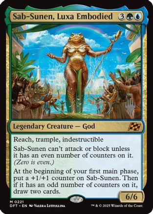 Sab-Sunen, Luxa Embodied (PPDFT-221) - Promo Pack: Aetherdrift