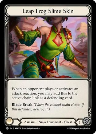 Leap Frog Slime Skin (ARK004) - Blitz Deck: The Hunted - Arakni