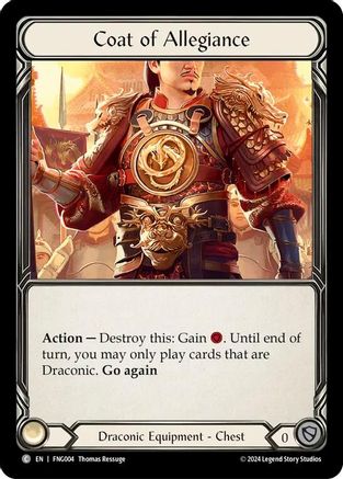 Coat of Allegiance (FNG004) - Blitz Deck: The Hunted - Fang