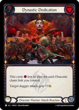 Dynastic Dedication (Red) (FNG011) - Blitz Deck: The Hunted - Fang