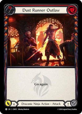 Dust Runner Outlaw (Red) (CIN011) - Blitz Deck: The Hunted - Cindra