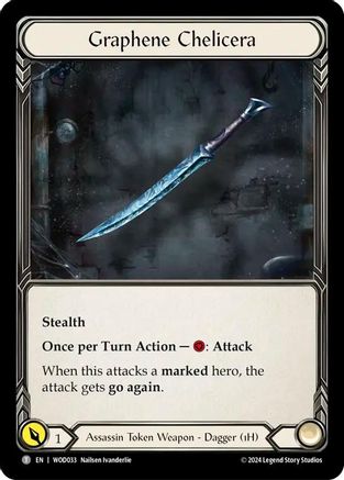 Graphene Chelicera (WOD033) - Blitz Deck: The Hunted - Arakni, Web of Deceit