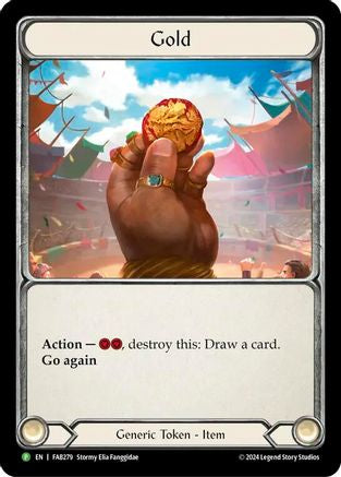 Gold - FAB279 (FAB279) - Flesh and Blood: Promo Cards Cold Foil