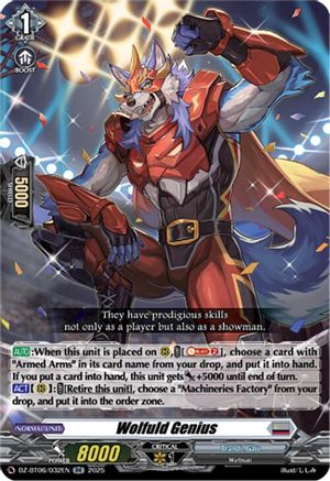Wolfuld Genius (DZ-BT06/032EN) - DZ-BT06: Generation Dragenesis