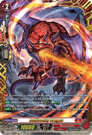 Bellicosity Dragon (FFR) (DZ-BT06/FFR03EN) - DZ-BT06: Generation Dragenesis