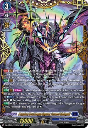 Purgatory Great Dragon Emperor, Favrneel Rheingold (FFR) (DZ-BT06/FFR05EN) - DZ-BT06: Generation Dragenesis