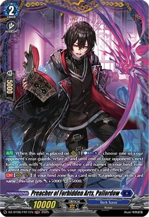 Preacher of Forbidden Arts, Pallordow (FR) (DZ-BT06/FR11EN) - DZ-BT06: Generation Dragenesis