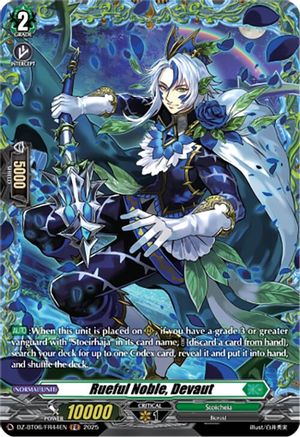 Rueful Noble, Devaut (FR) (DZ-BT06/FR44EN) - DZ-BT06: Generation Dragenesis