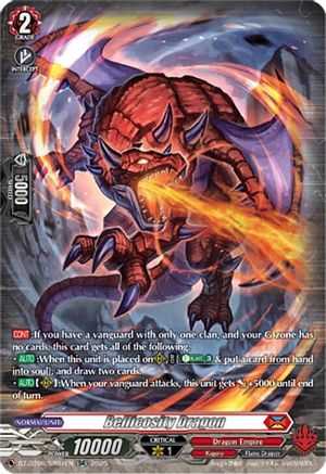 Bellicosity Dragon (SR) (DZ-BT06/SR04EN) - DZ-BT06: Generation Dragenesis