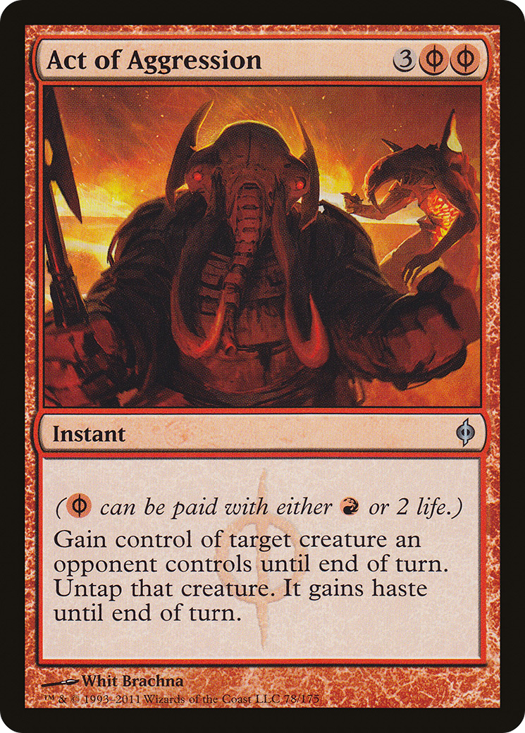 Act of Aggression (NPH-078) - New Phyrexia