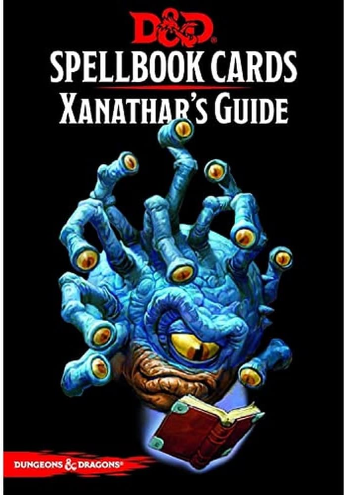 D&D Spellbook Cards - Xanathar's Guide to Everything