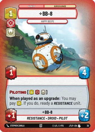 BB-8 - Happy Beeps (Foil) (30) - Jump to Lightspeed Weekly Play Promos Foil