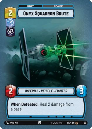 Onyx Squadron Brute (Foil) (22) - Jump to Lightspeed Weekly Play Promos Foil