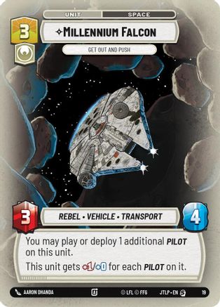 Millennium Falcon - Get Out And Push (19) - Jump to Lightspeed Weekly Play Promos