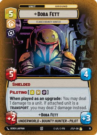Boba Fett - Feared Bounty Hunter (15) - Jump to Lightspeed Weekly Play Promos
