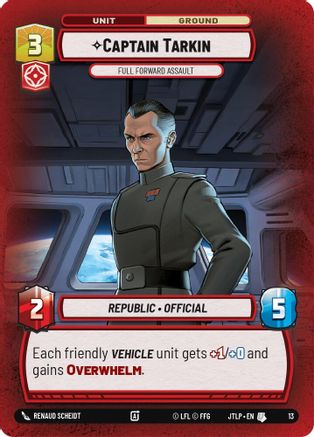 Captain Tarkin - Full Forward Assault (13) - Jump to Lightspeed Weekly Play Promos