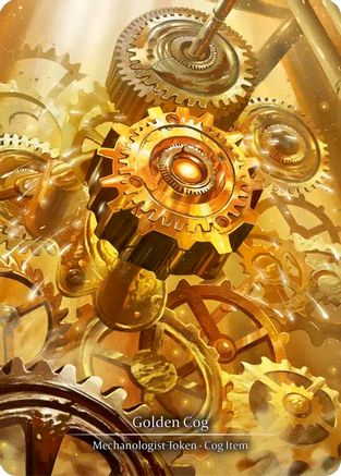 Golden Cog (Treasure) (SEA042) - High Seas Rainbow Foil