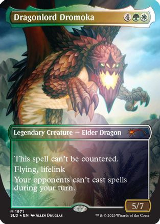 Dragonlord Dromoka (Rainbow Foil) (SLD-1971) - Secret Lair Drop Series Foil