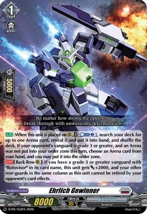 Ehrlich Gewinner (D-PR/753EN) - D Promo Cards