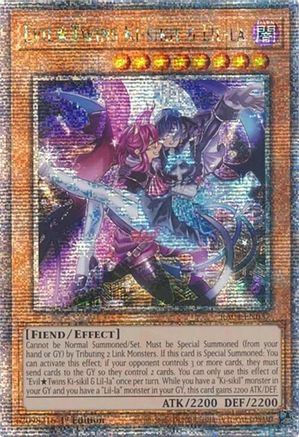 Evil Twins Ki-sikil & Lil-la (Quarter Century Secret Rare) (RA04-EN037) - Quarter Century Stampede 1st Edition