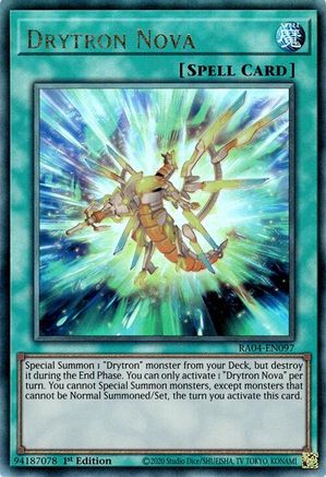 Drytron Nova (PUR) (RA04-EN097) - Quarter Century Stampede 1st Edition