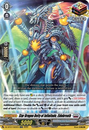 Star Dragon Deity of Infinitude, Eldobreath (DZ-BT07/022EN) - DZ-BT07: Moon Fangs & Cerulean Blaze