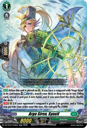 Argo Siren, Synell (DZ-BT07/048EN) - DZ-BT07: Moon Fangs & Cerulean Blaze