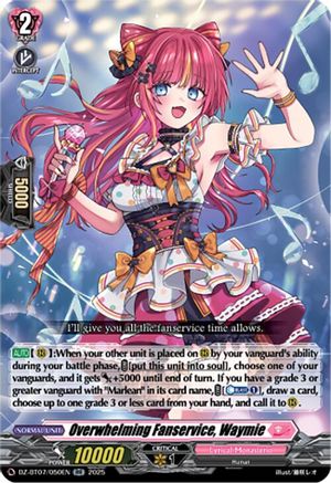 Overwhelming Fanservice, Waymie (DZ-BT07/050EN) - DZ-BT07: Moon Fangs & Cerulean Blaze