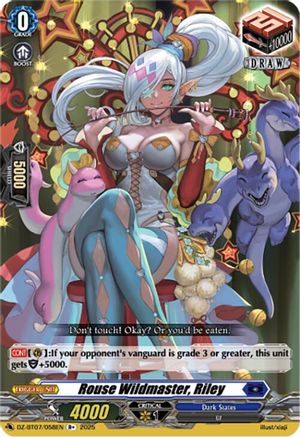 Rouse Wildmaster, Riley (DZ-BT07/058EN) - DZ-BT07: Moon Fangs & Cerulean Blaze
