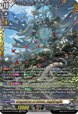 Dragontree of Advent, Sephirogila (FFR) (DZ-BT07/FFR19EN) - DZ-BT07: Moon Fangs & Cerulean Blaze