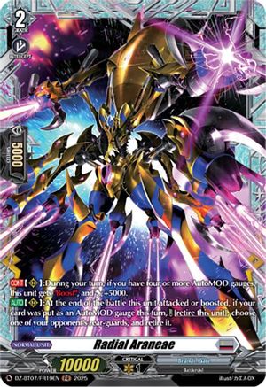 Radial Araneae (FR) (DZ-BT07/FR19EN) - DZ-BT07: Moon Fangs & Cerulean Blaze
