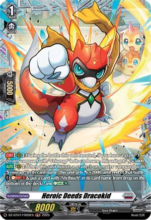 Heroic Deeds Dracokid (FR) (DZ-BT07/FR20EN) - DZ-BT07: Moon Fangs & Cerulean Blaze