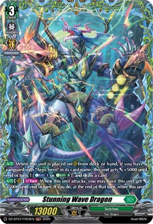 Stunning Wave Dragon (FR) (DZ-BT07/FR33EN) - DZ-BT07: Moon Fangs & Cerulean Blaze