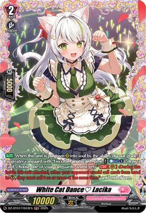 White Cat Dance Lacika (FR) (DZ-BT07/FR43EN) - DZ-BT07: Moon Fangs & Cerulean Blaze