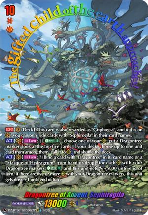 Dragontree of Advent, Sephirogila (SEC) (DZ-BT07/SEC06EN) - DZ-BT07: Moon Fangs & Cerulean Blaze