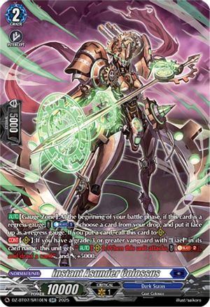 Instant Asunder Colossus (SR) (DZ-BT07/SR10EN) - DZ-BT07: Moon Fangs & Cerulean Blaze