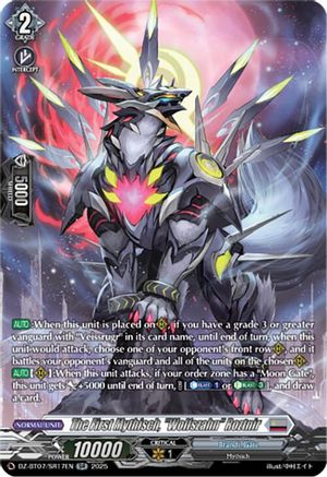The First Mythisch, "Wolfszahn" Roztnir (SR) (DZ-BT07/SR17EN) - DZ-BT07: Moon Fangs & Cerulean Blaze
