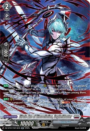 Circle Axe of Dissociation, Cepheidouter (SR) (DZ-BT07/SR18EN) - DZ-BT07: Moon Fangs & Cerulean Blaze