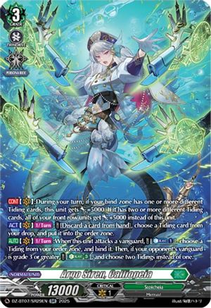 Argo Siren, Calliopeia (SR) (DZ-BT07/SR29EN) - DZ-BT07: Moon Fangs & Cerulean Blaze