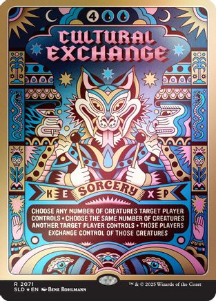 Cultural Exchange (Rainbow Foil) (SLD-2071) - Secret Lair Drop Series Foil