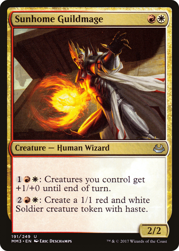 Sunhome Guildmage (MM3-191) - Modern Masters 2017 Foil