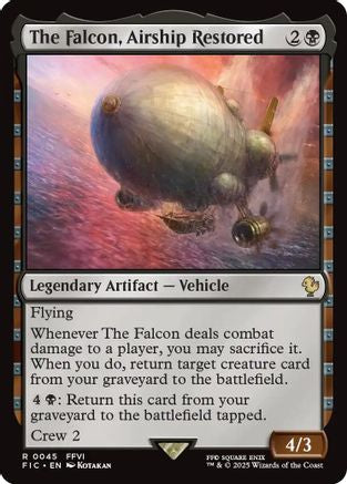 The Falcon, Airship Restored (FIC-045) - Commander: FINAL FANTASY
